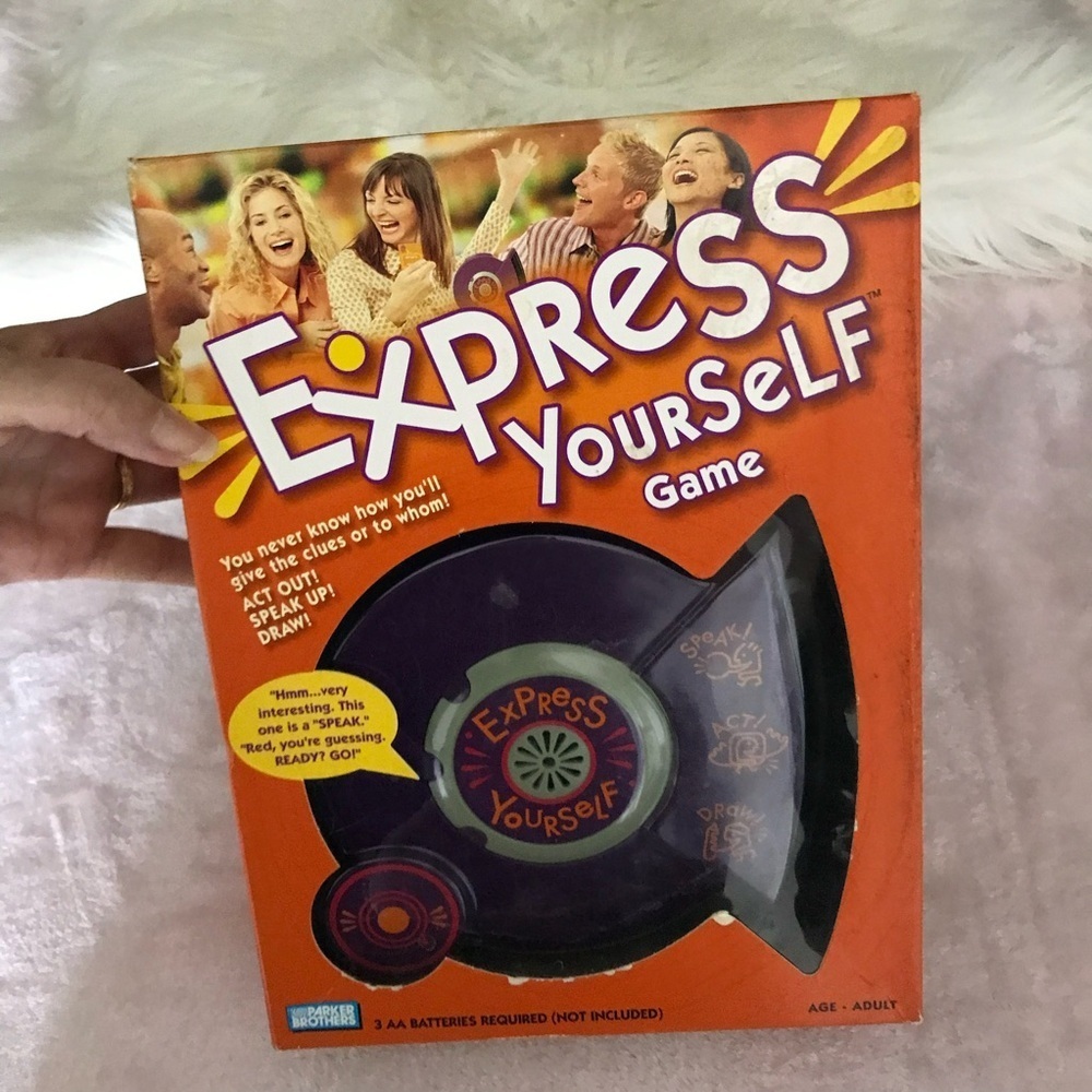 Parker Brothers Express Yourself Party Game for Adults, 3-6 Players 2003
